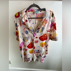 Adorable one-piece shorts romper